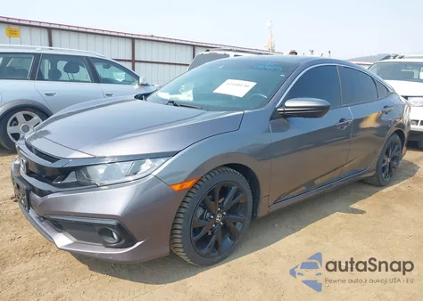 2021 Honda Civic Sport z USA, uszkodzony, nr VIN 19XFC2F82ME002176